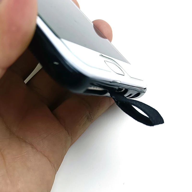 Mobile Phone Case Hanging Rope Fixed Small Card  Internet Celebrity Hanging Neck Anti Loss Back Sticker Clip Rope Hole Clip