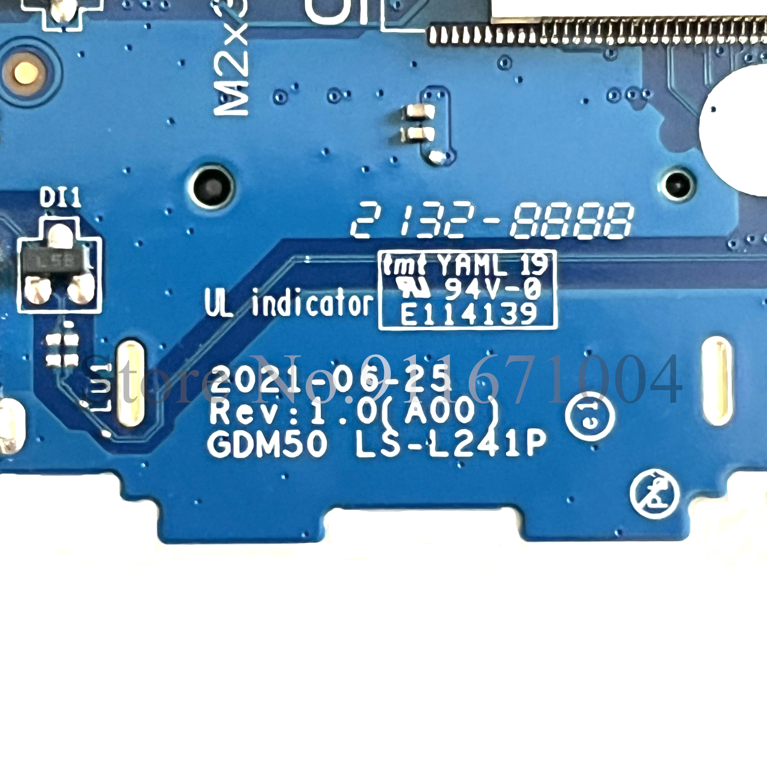 Imagem -04 - Botão Interruptor Original para Dell Inspiron Placa de Áudio Usb Gdm50 Ls-l241p 100 Testado Envio Rápido 3510 3511 3515