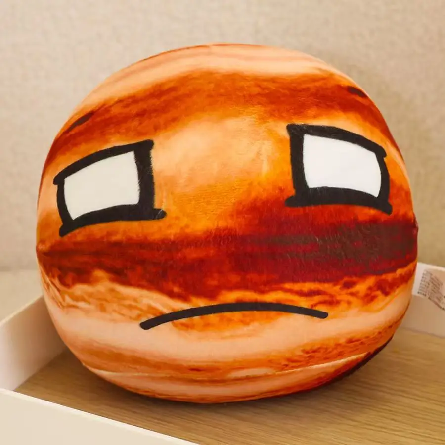 10/18 سنتيمتر محاكاة كوكب شغل ألعاب من نسيج مخملي اليدوية دمية الكرتون أنيمي لطيف وسادة وسادة المنزل الأطفال هدية عيد ميلاد دمية