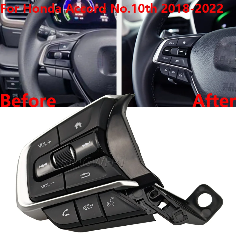 

Premier Quality Steering Wheel Switches Buttons For Honda Accord No.10th 2018 2019 2020 2021 2022