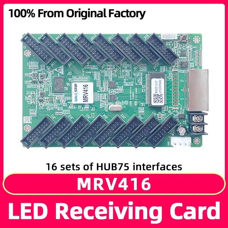 NovaStar MRV416 Receiving Card Advertising Screen Large Screen Indoor Full Color LED Display Screen Electronic Screen Video Cont