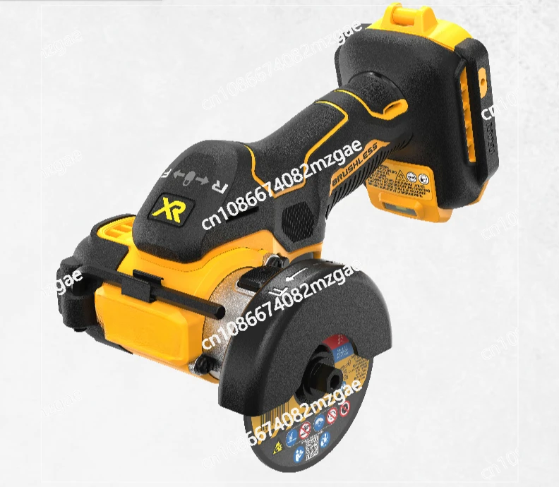 20V Brushless Angle Grinder DCS438 Small Steel Metal Wood Plastic Pipe Cutting Machine