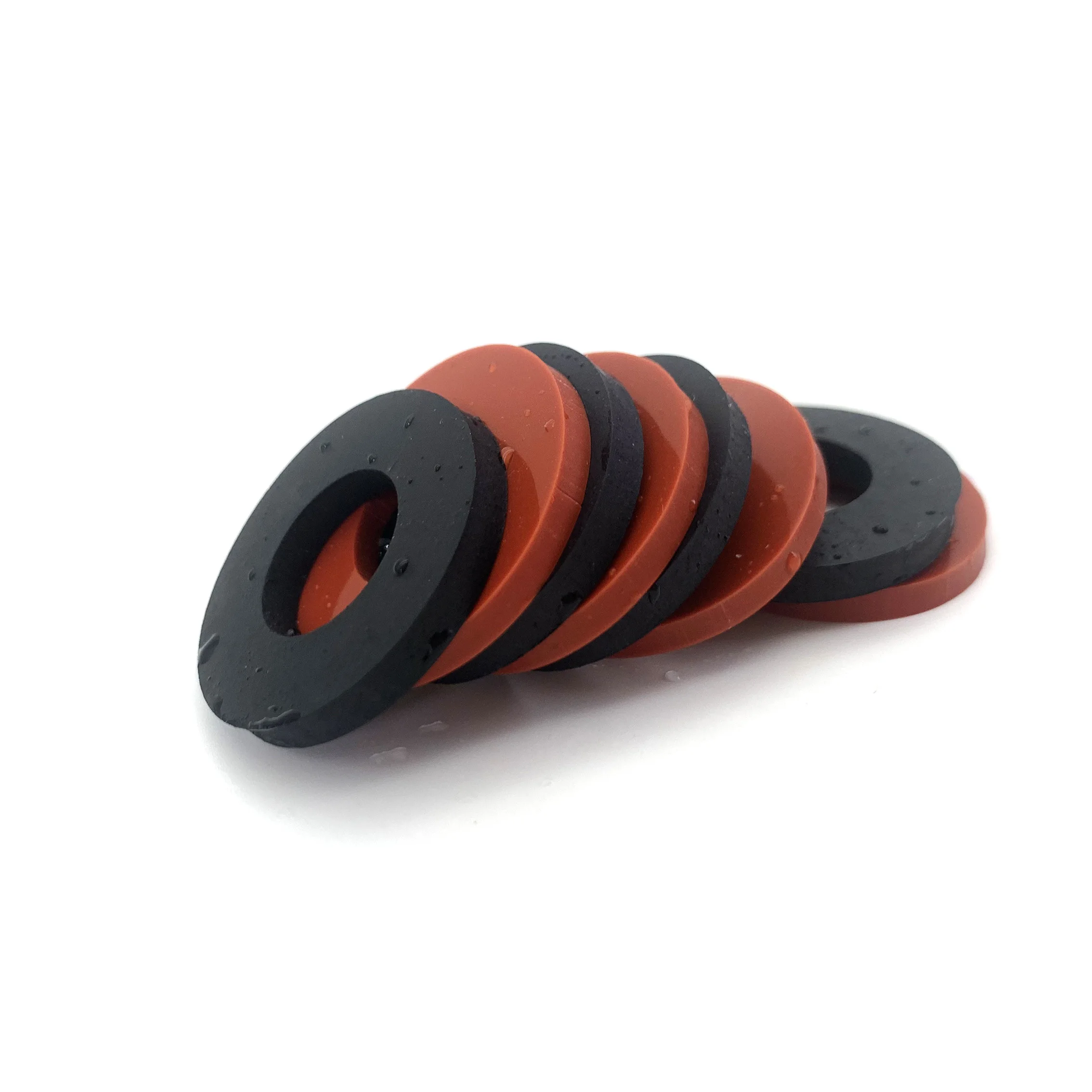 Dikke 1mm/1.5mm/2mm/3mm Siliconen platte pakking rubberen pakking VMQ watermeter afdichting ID 4mm ~ 36mm OD 8mm ~ 53mm rubberen pakking