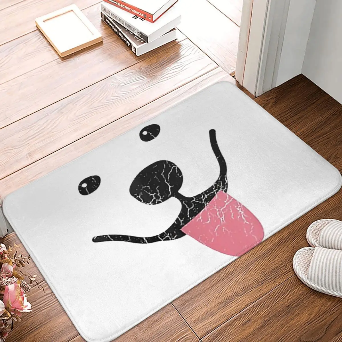 Funny Samoyed Anti-slip Doormat Floor Mat Cushion Carpet Rug for Kitchen Entrance Home Bedroom Footpad Mats