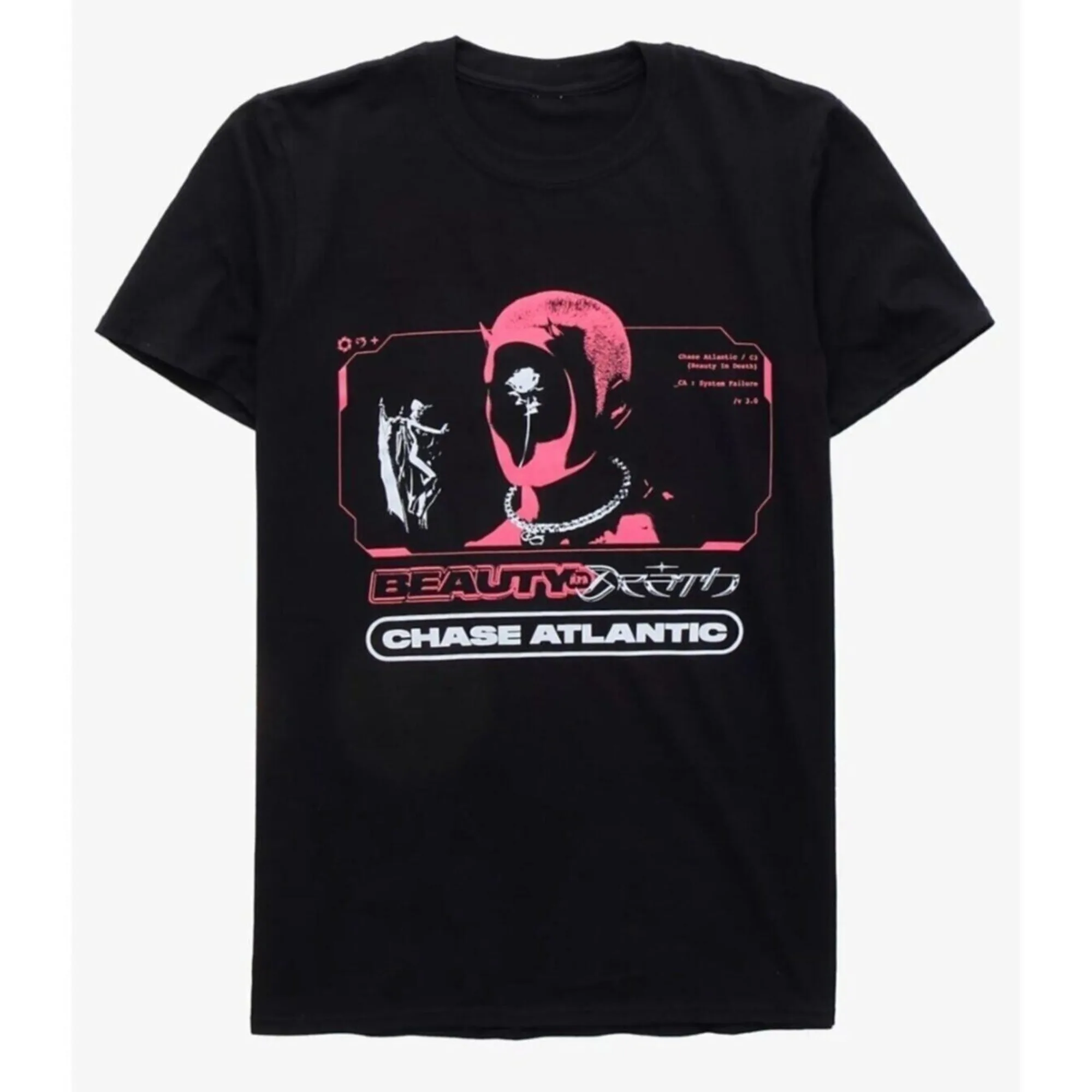 

Trend Chase Atlantic Beauty in Death Graphic T-Shirt for Men Women Clothing Fashion Hip Hop Comfort High Quality T-shirt Top
