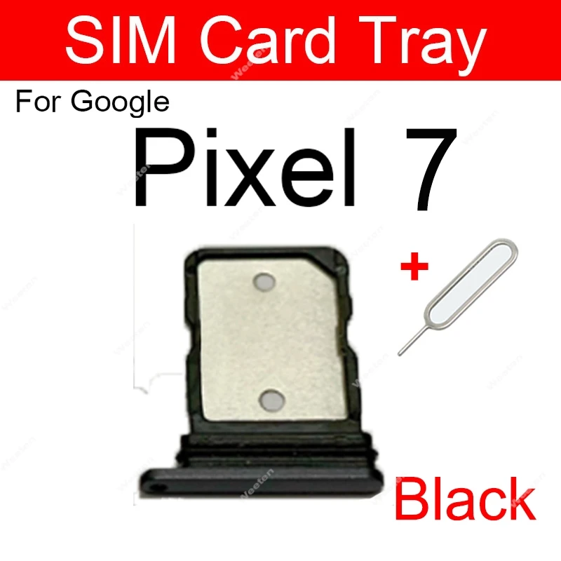 For Google Pixel 7 7 Pro 7A SIM Card Tray Holder Sim Card Tray Reader Socket Replacement