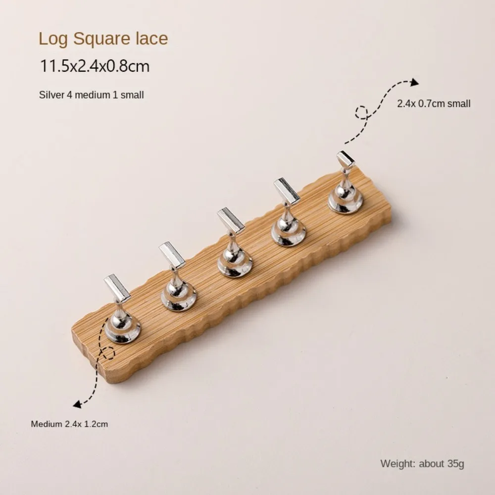 

Nail Art Practice Magnetic Nail Holder INS Wooden False Nail Tip Holder Nail Showing Minimalist Nail Display Chess Board