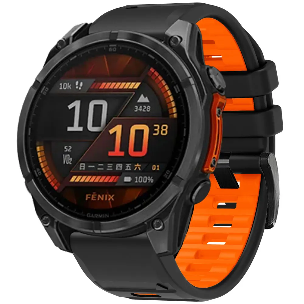 Official QuickFit Watchband For Garmin Fenix E 8 7X 7 6 6X/Epix Pro Gen 2 51mm 47mm/Tactix 26mm 22mm Silicone Strap Watch Band