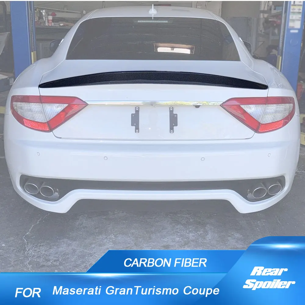 

Углеродное волокно/FRP, задний спойлер багажника, крыло для Maserati GranTurismo Coupe 2012-2014, задний багажник автомобиля, крыло, губа