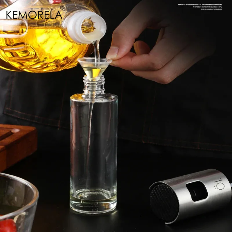 100ML Glass Spray Oil Bottle Seasoning Spray Bottle Outdoor Portable Oil Bottle Suitable For Daily Cooking And Outdoor Grilling image 5