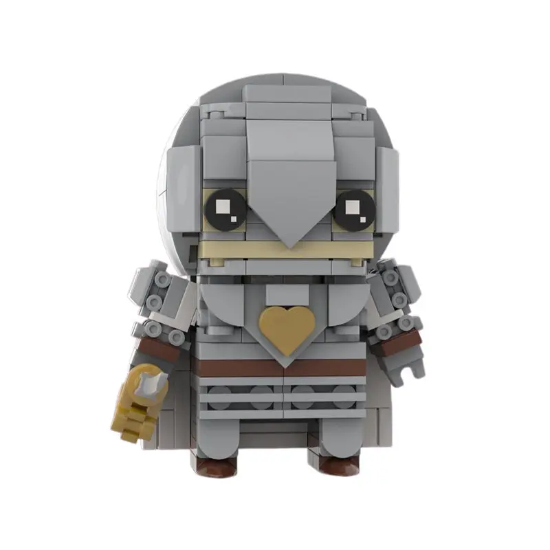 Figurine d'action d'anime classique, armure noire, blocs de construction, personnage de jeu MOC, épée, guerrier du vent, modèle DIY, jouet pour enfants, cadeau