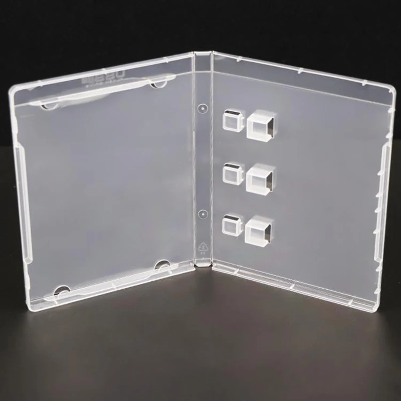 14mm Thick  for USB Blu-ray CD DVD Heavy Duty Protective Organizer Box Transparent Plastic Storage Case - view 3