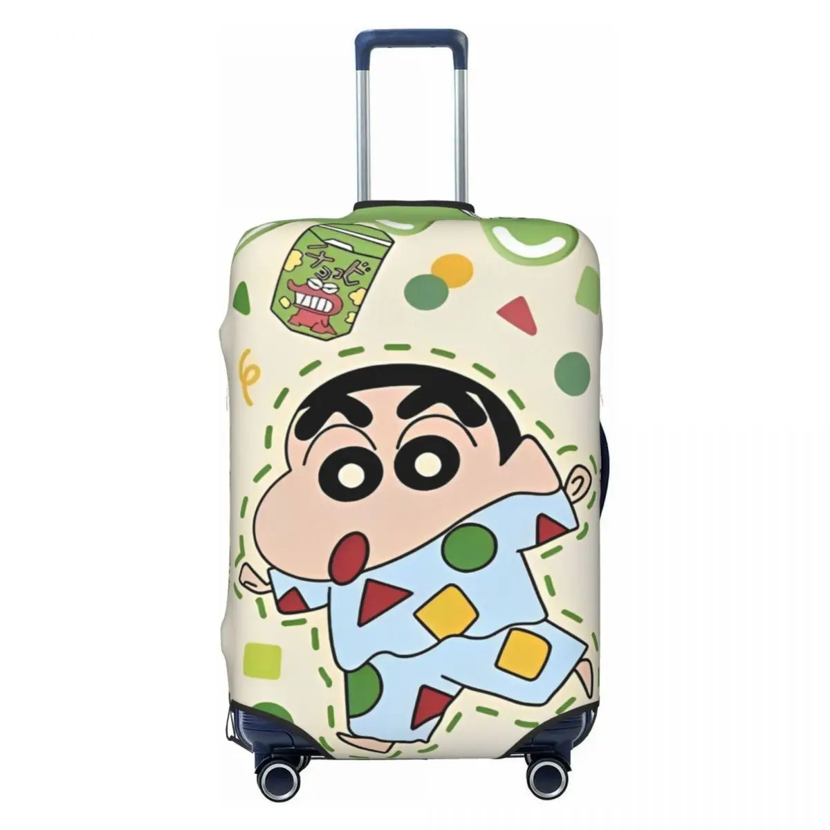 Crayons Nohara Shinnosuke Suitcase Cover shins-chans Holiday Travel Fun Luggage Accesories Protector