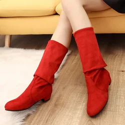 New Winter Thigh High Boots Women Shoes Over The Knee Boots Flat Long Boots Ladies Rubber Boots Zapatos De Mujer Botas 2021