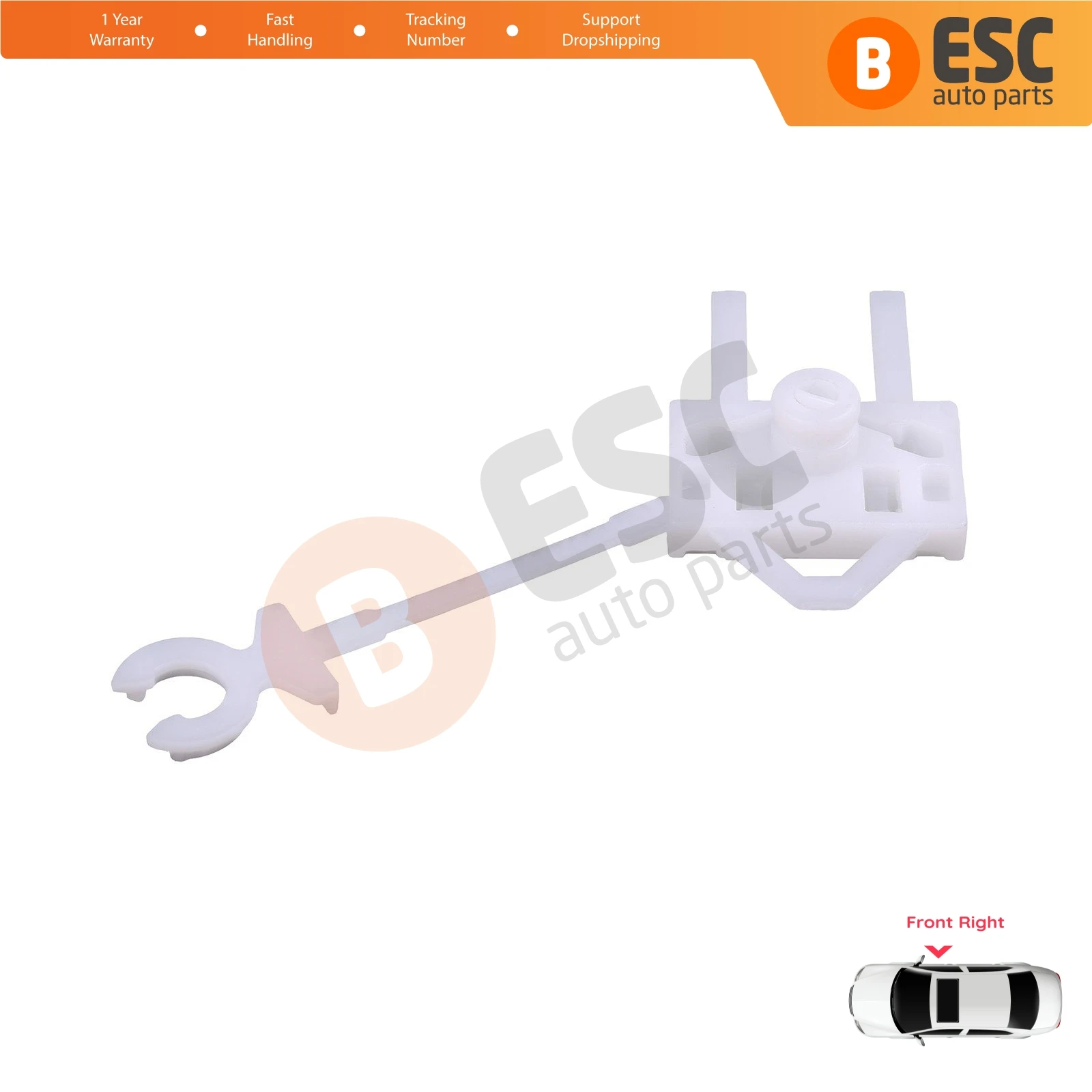 ESC Tự Động Phần EWR106 Cửa Sổ Điện Điều Chỉnh Clip Trước Bên Phải Cửa 51718403 Cho Fiat Doblo MK1 Nhanh Lô Hàng Tàu Từ thổ Nhĩ Kỳ