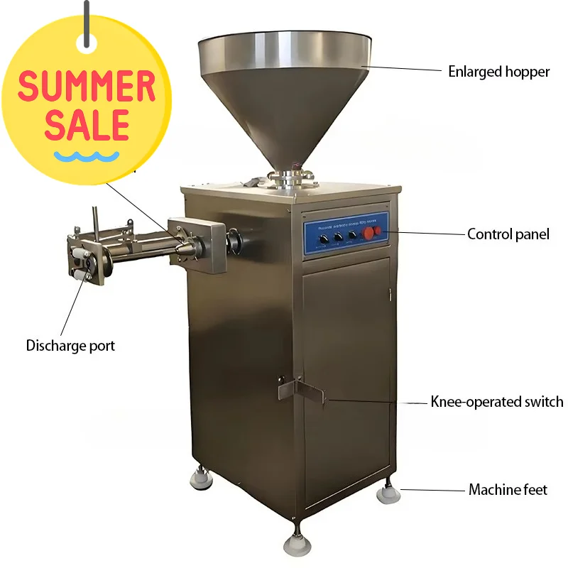 Air Driven Sausage Stuffer for Precise Efficient Filling Meat Plants Pneumatic Quantitative Sausage Filling Machine Customized