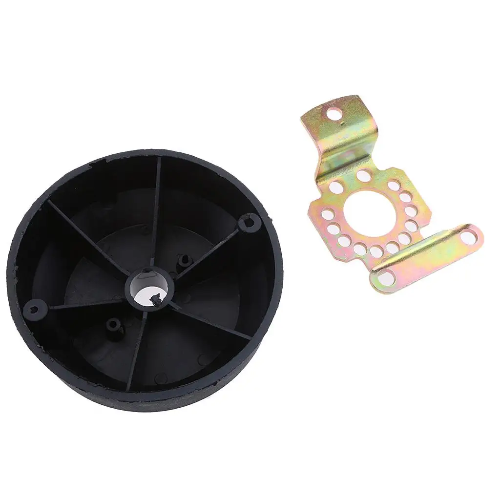 Plastic Steering 90 Angled Bezel Helm Black Universal 90 Degree Bezel Kit for Boat Inboard Outboard Engine Application
