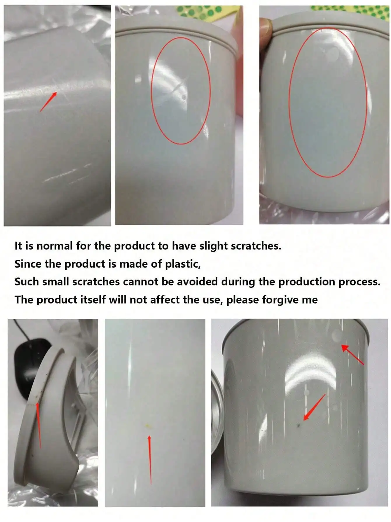 Mini Trash Can With Lid, Small Desktop Garbage Can, Plastic Desk Waste Basket, Rotating Lid Design To Prevent Odor Leakage, For Storing Fruit Peels And Paper Scraps, Keeping Desk Tidy, Suitable For Ba image 5