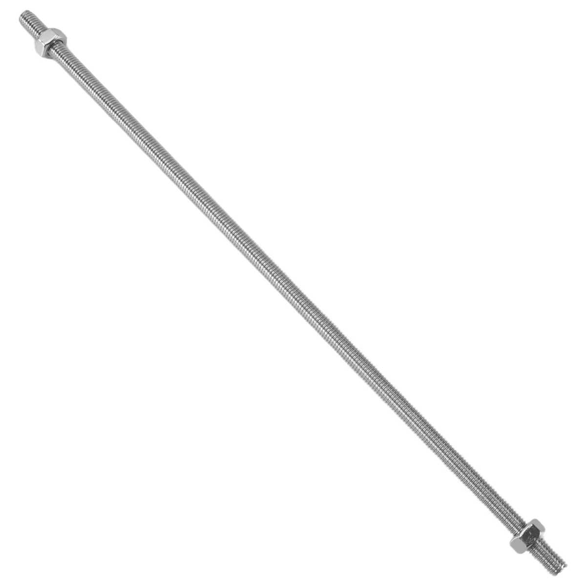 NEW 320mm x M8 Stainless Steel Thread Bar Stock Rod Silver Tone