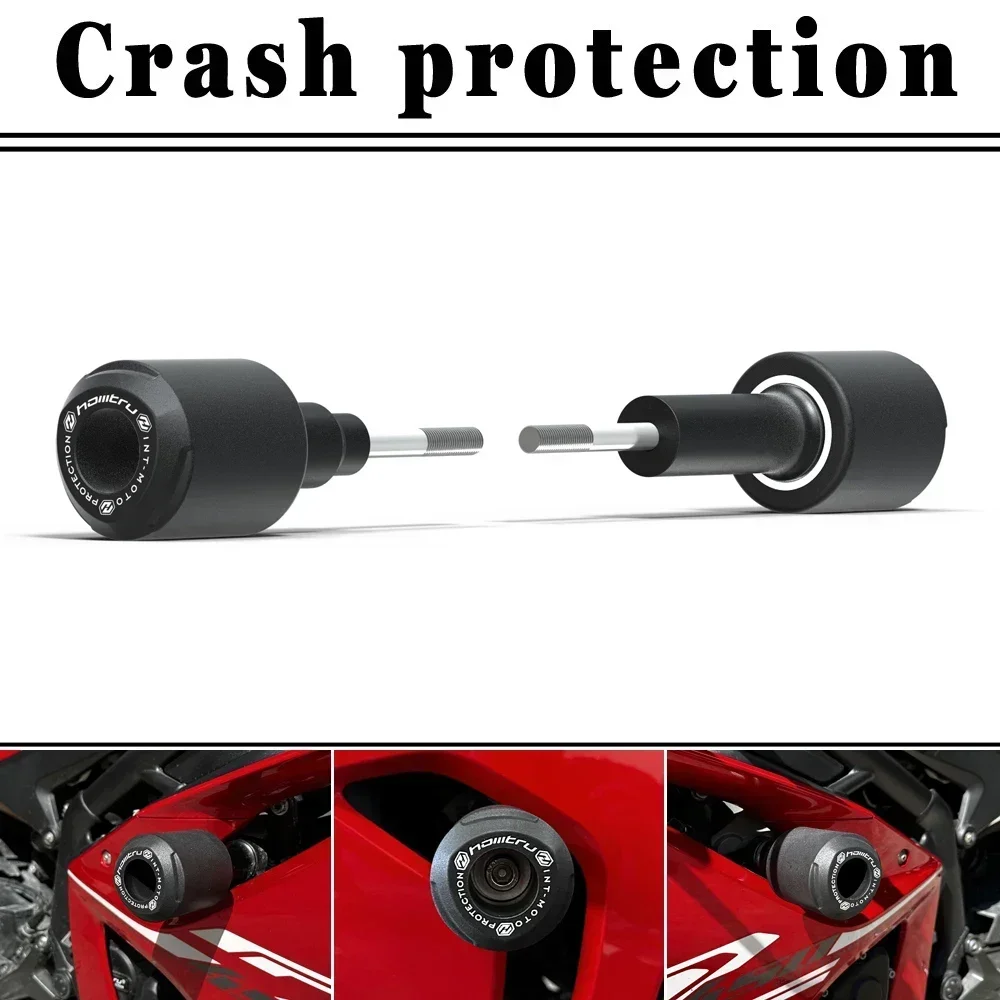 

Motorcycle Crash Bobbins Protector Slider Falling Protection Engine Crash Pad Frame For Triumph Street Triple R S RS RX 13-20