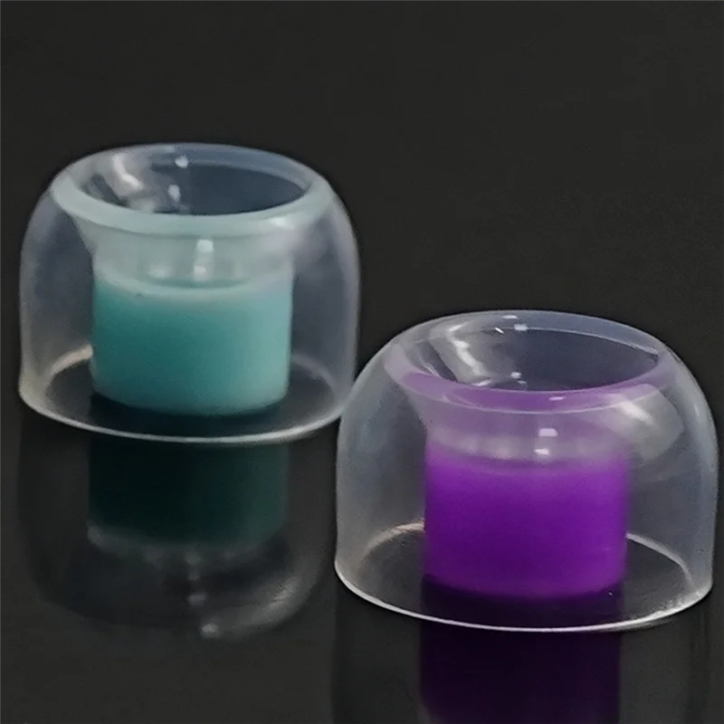 ABKN-이어 실리콘 교체형 이어팁 3쌍 유선 헤드폰 액세서리용 부드럽고 편안함