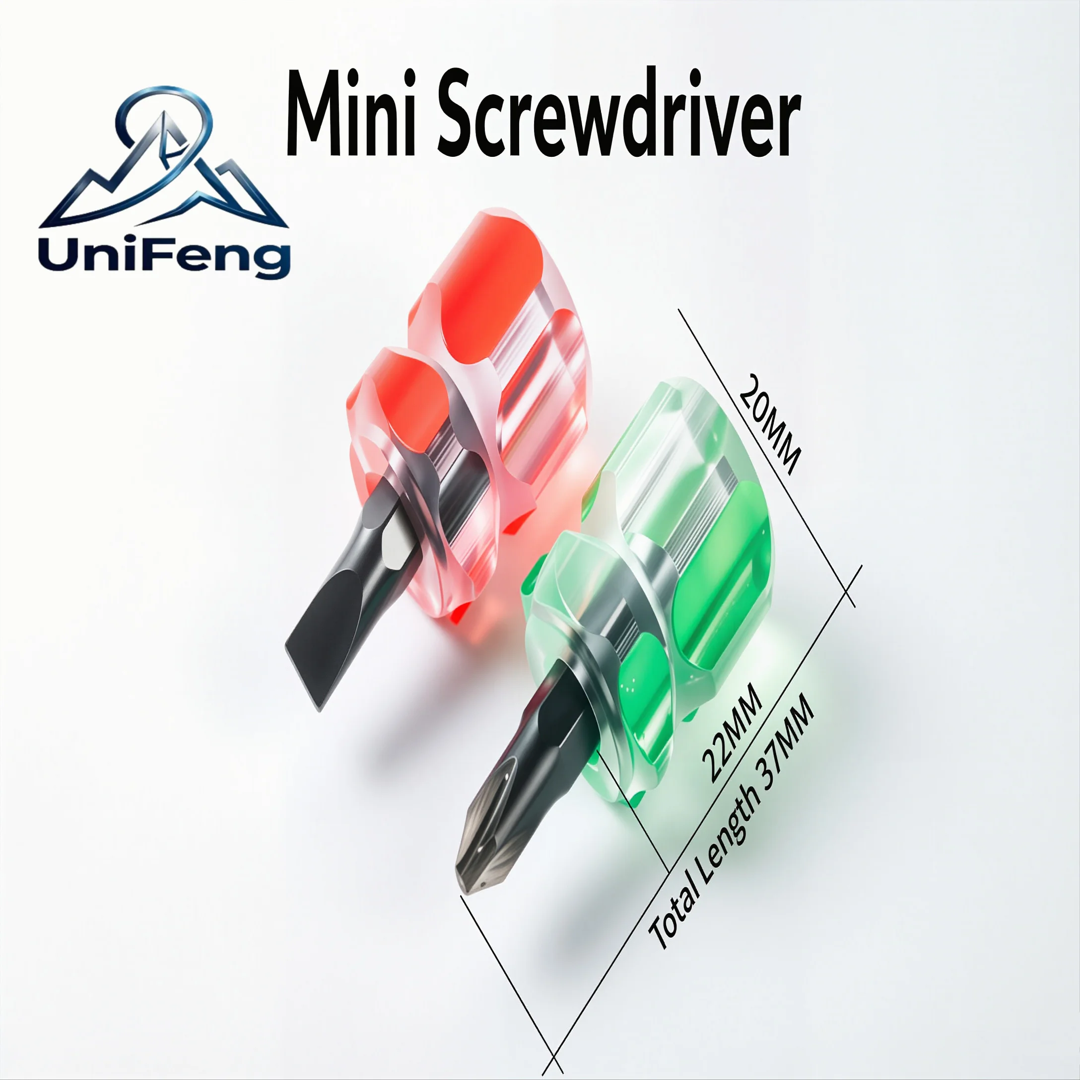 Mini Screwdriver Phillips Screwdriver Mini Screwdriver Short Small Split Fender Tools Kit Slotted Flat Cross-head Screwdriver