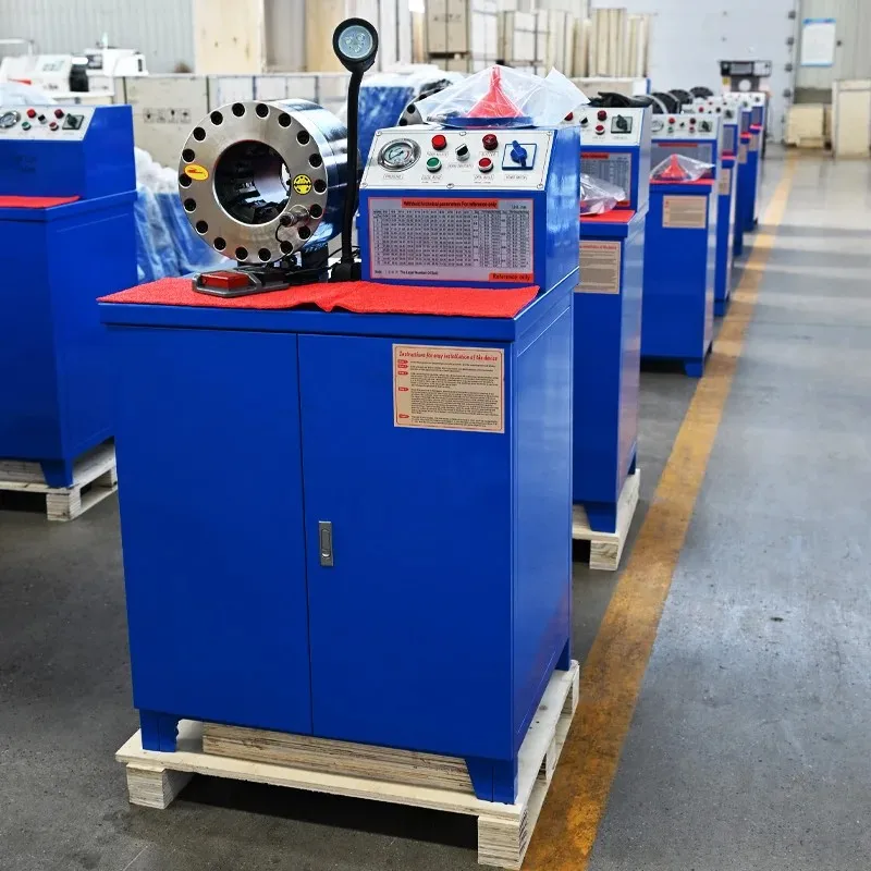 Hydraulic Hose Crimper Vertical Cabinet Design 1/4 To 2 Inch Hydraulic Crimper for Heavy Truck Oil Pipe Fitting Connection
