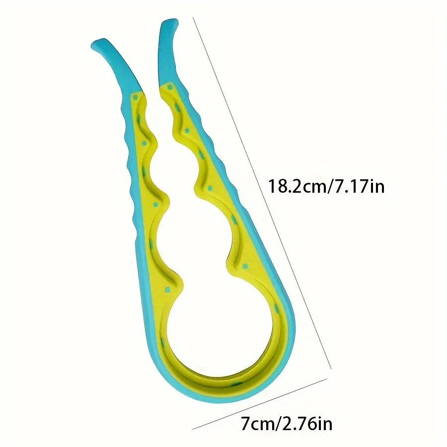 Lid Jar Opener 4 In 1 Handy Screw Cap Jar Openers Multi Purpose Can Opener Bottle Lid Grip Wrench Bottle Kitchen Gadgets