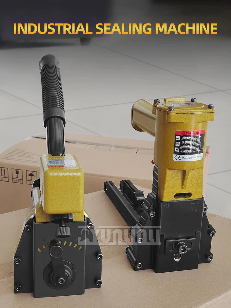 

ADCS-19 Pneumatic Carton Closing Stapler Top Carton Stapler Gun Carton Nailing Gun Nailing and Binding Machine 15-22mm ADCS-22