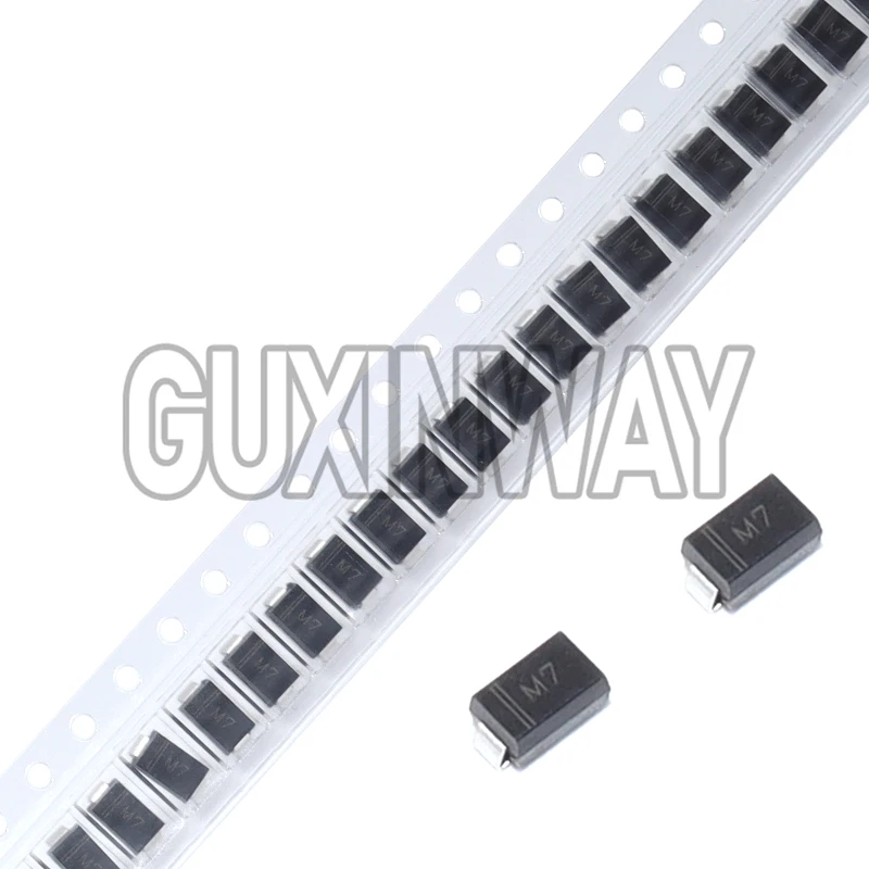 100pcs 1N4007 1A 1000V M7 IN4007 1N4007 4007 SMD 1A 1000V IN4007