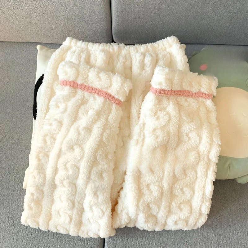 

Hello Kitty Cute Pajamas Girls Autumn Winter Coral Velvet Thickened Long-sleeved Trousers Warm and Comfortable Suit Home Clothes