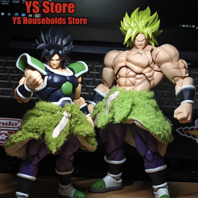 1/12 échelle Super Saiyan Broli Anime soldat profond/vert Mini ourlet jouets accessoire pour Dragon Ball 6 "Shf Figure décoration
