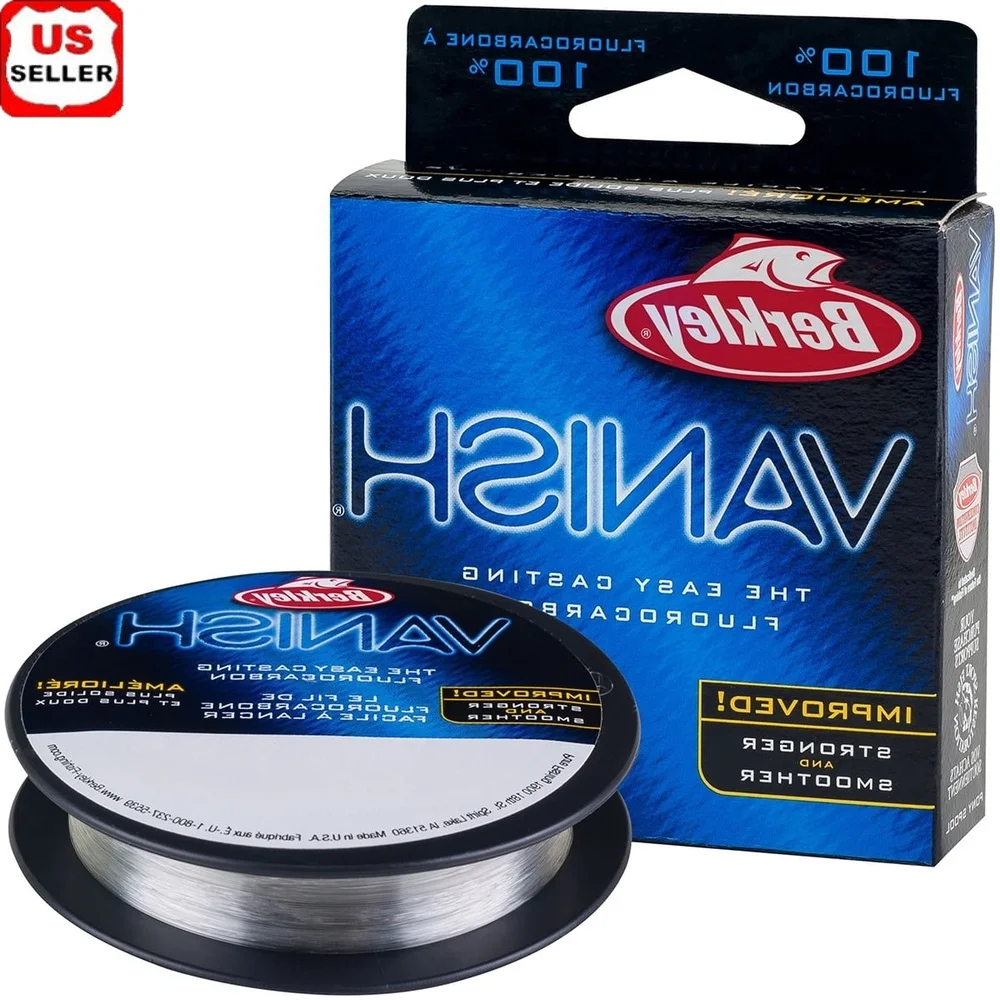 

Vanish Fluorocarbon Fishing Line 6lb 110yd Invisible Underwater High Strength Flexible Fishing Tackle Expert Anglers
