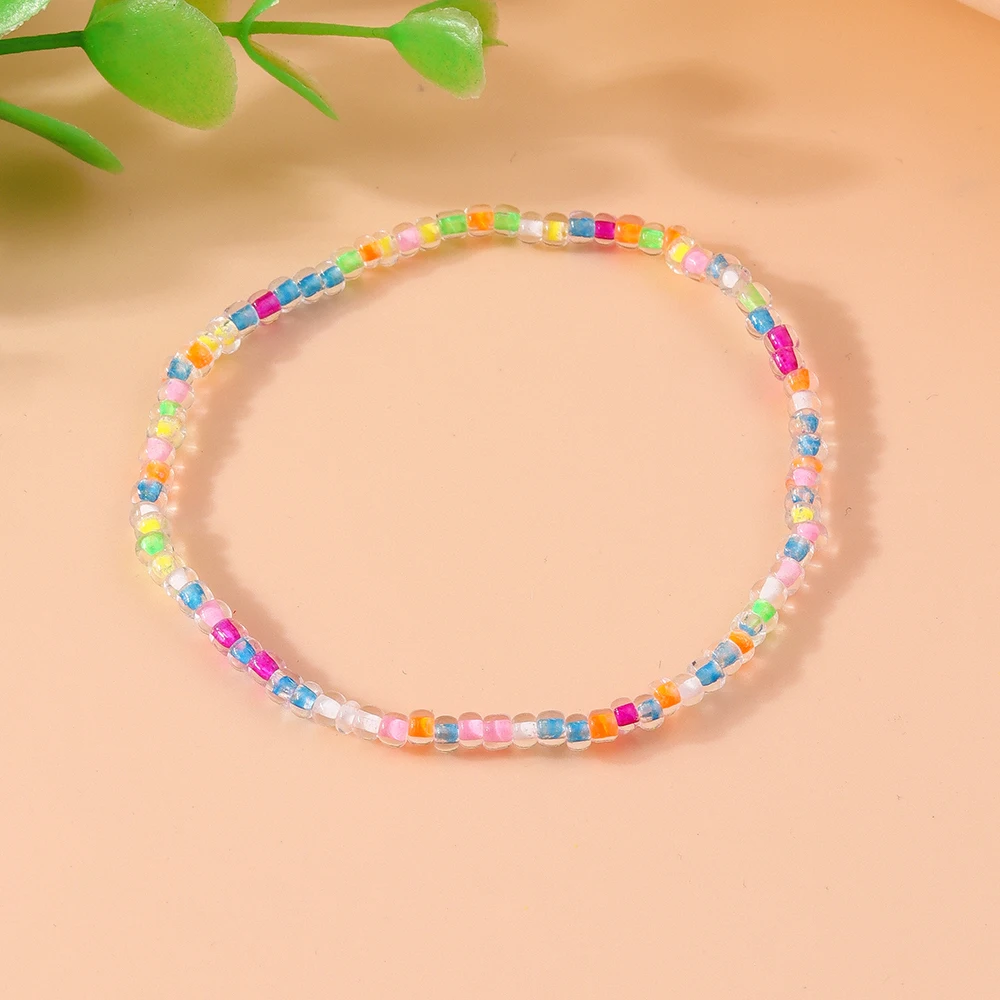 Aihua Handgefertigtes Buntes Perlenblumen-Charm-Armband für Frauen und Kinder, Böhmisches Freundschaftsarmband, Strandparty-Geschenke – Detail 19