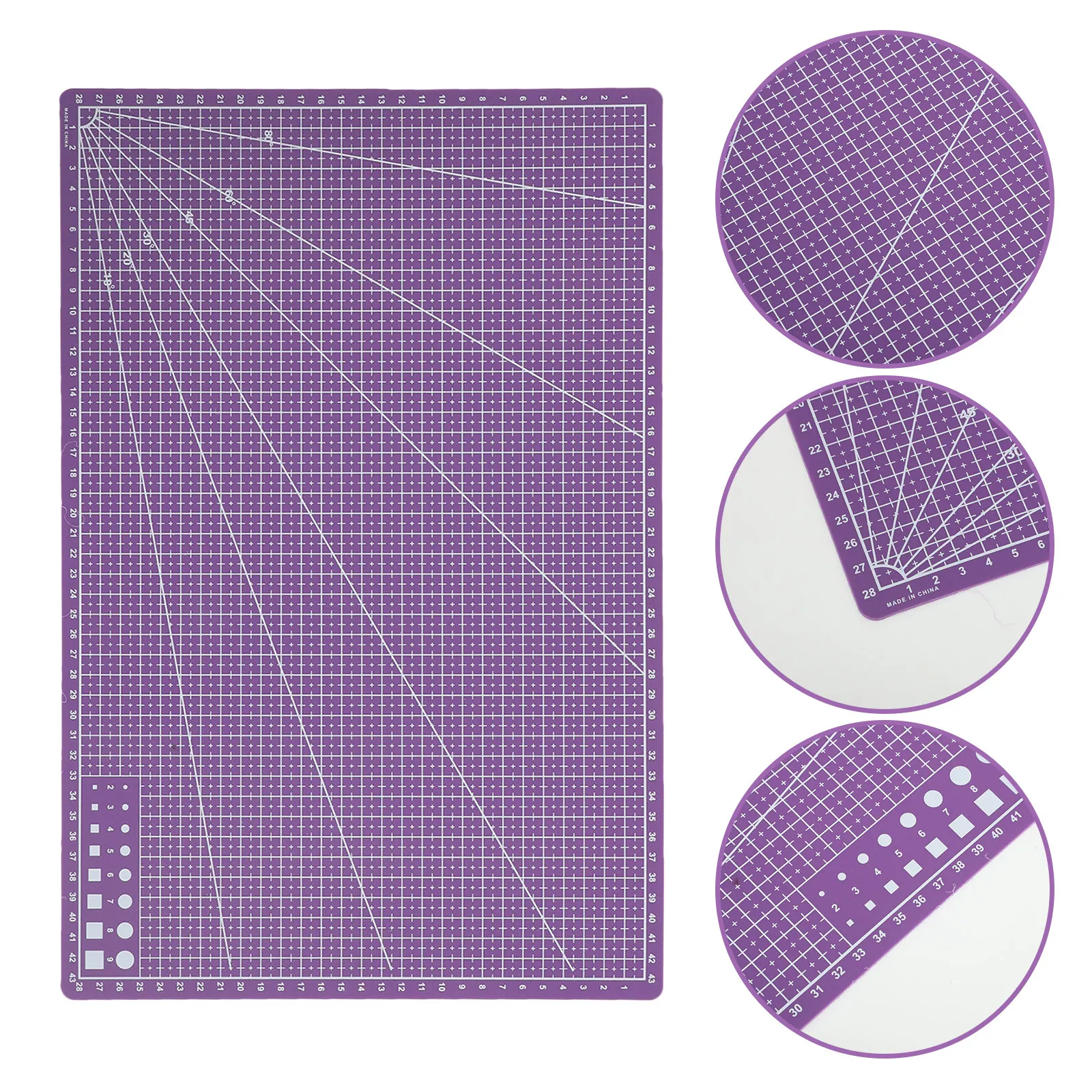 Fabric Cutting Mat Non-Slip Fabric Cutting Board Cutting Pad Plastic Cutting Mat Multi-Functional A3 Cutting Mat Craft Cutting M