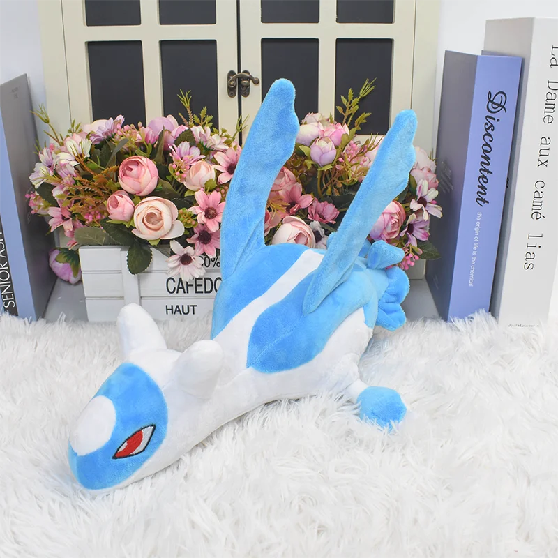 Shiny Latios Latias Pokemon Plush Toy Pikachu Anime Pocket Monsters Soft Stuffed Peluche Doll Psychic Type Dragon Cartoon Gifts