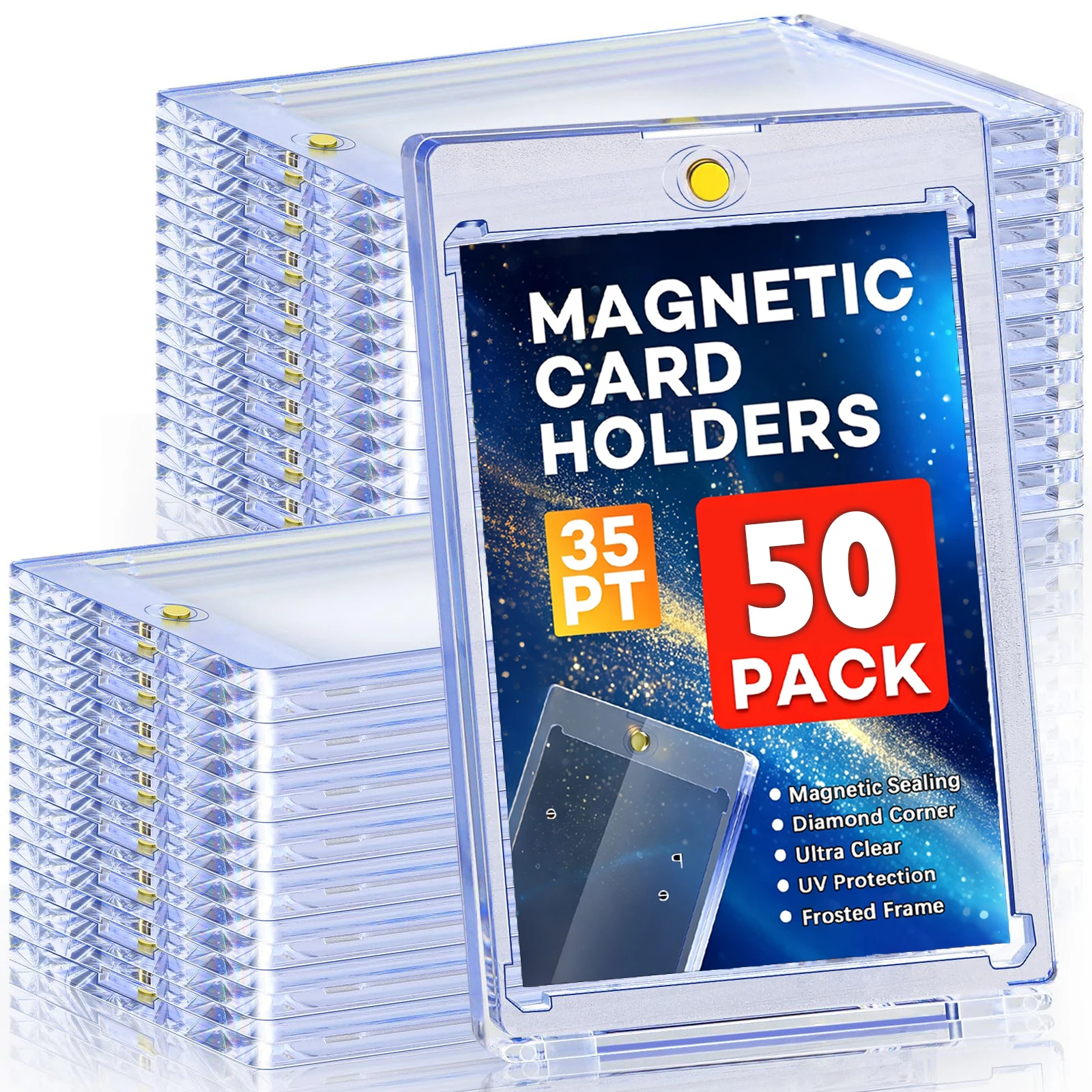 DIY accessory card holder, suitable for celebrity cards, anime cards, protecting various collectible cards from scratches, folds