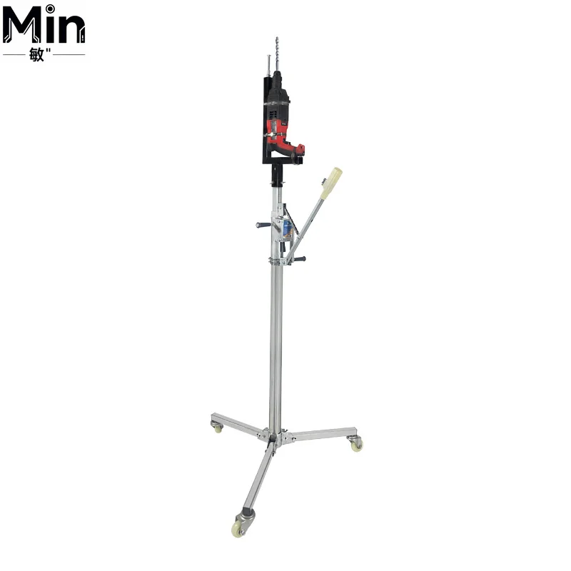 Multifunctional Movable Universal Wheel Automatic Ceiling Drilling Bracket Hammer Drill Lift Stand for Ceiling Drilling