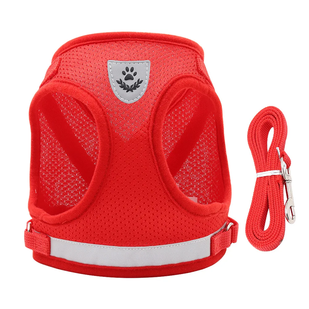 Verstellbares Haustier-Hundegeschirr und Leine-Set, Geschirr für Hunde, Katzen, Weste, Geschirr, Welpen, Hund, Kätzchen, Blei, Katzenhalsband, Haustierzubehör – Detail 7