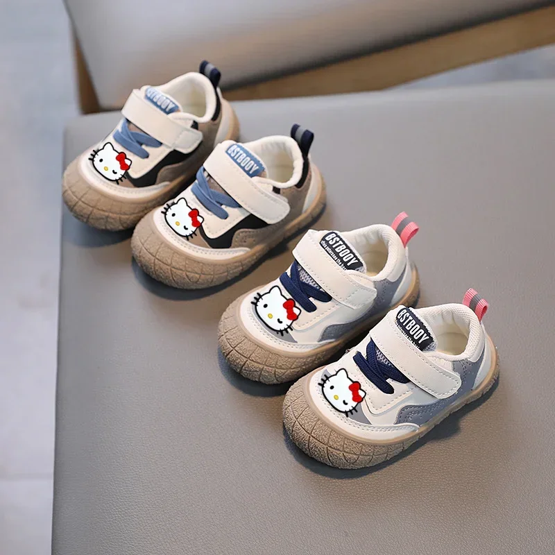 

Sanrio hello kitty soft sole toddler shoes Sneakers children's board shoes spring autumn winter new boys baby casual shoes