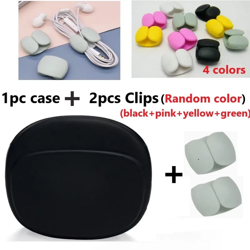 Silikon-Kabeltasche für Mobiltelefone, Aufbewahrungsbox für Datenkabel, Reise-Kopfhörer, Kabelschlüssel, U-Antrieb, USB-Bewertung, Sauna
