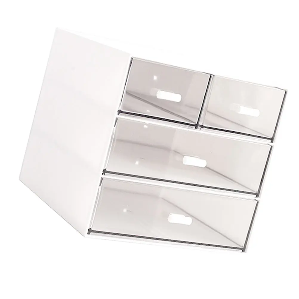 

1pc Storage Box Drawer Design Pp Material Multi-Layer Desktop Organizer Space-Saving Container For Daily Sundries