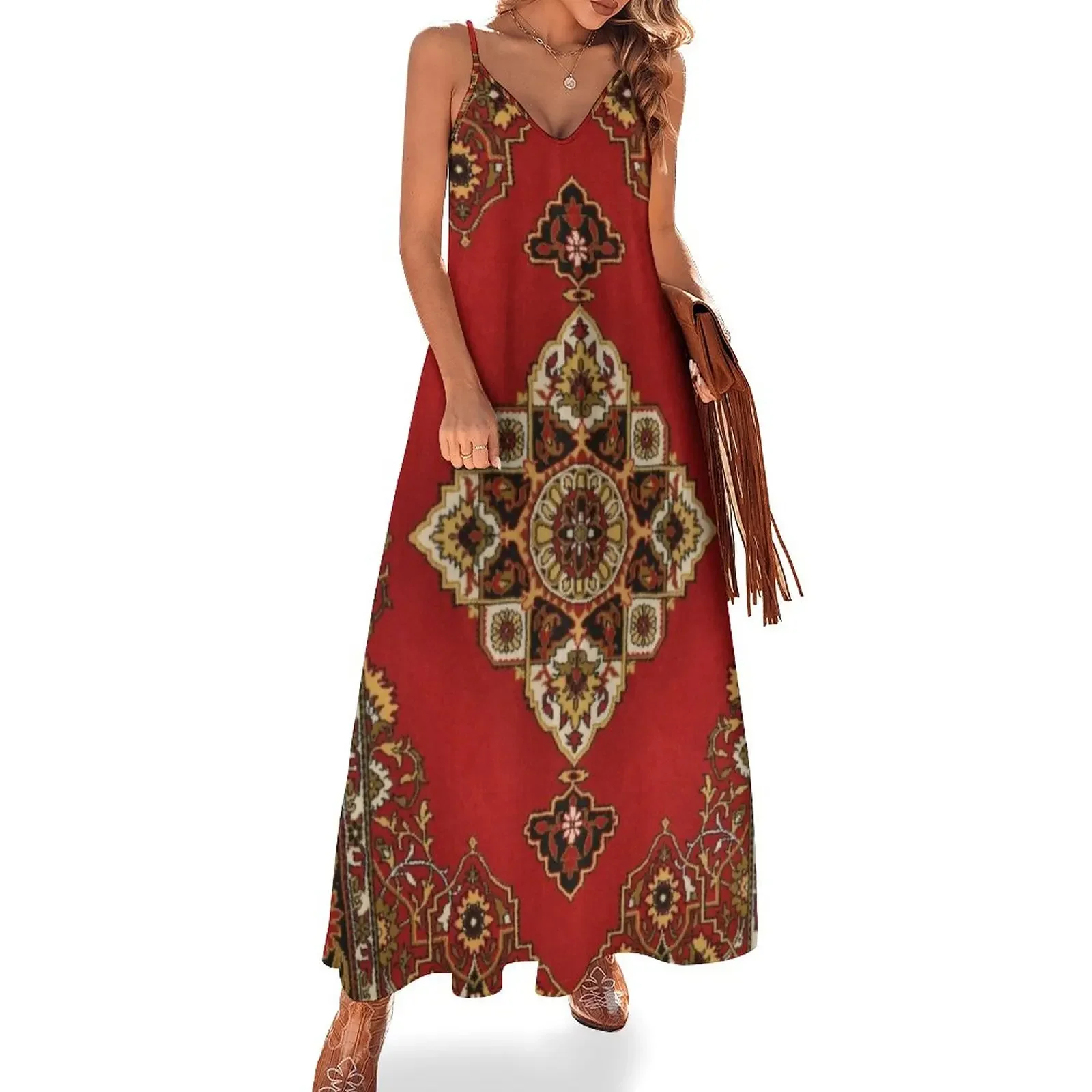 

Persian traditional Carpet Sleeveless Dress Evening dresses prom dresses 2025 womens dress