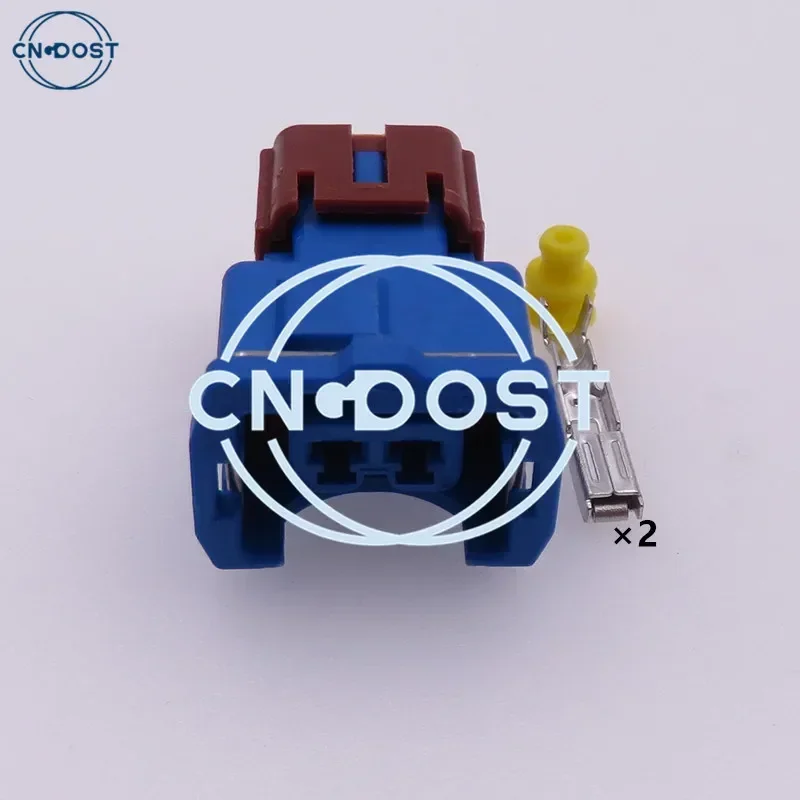 1 ensemble de connecteurs de câble automobile 2 broches PB186-02326 pour capteur de détection de cliquetis et détonation, avec prise pour assemblage AC