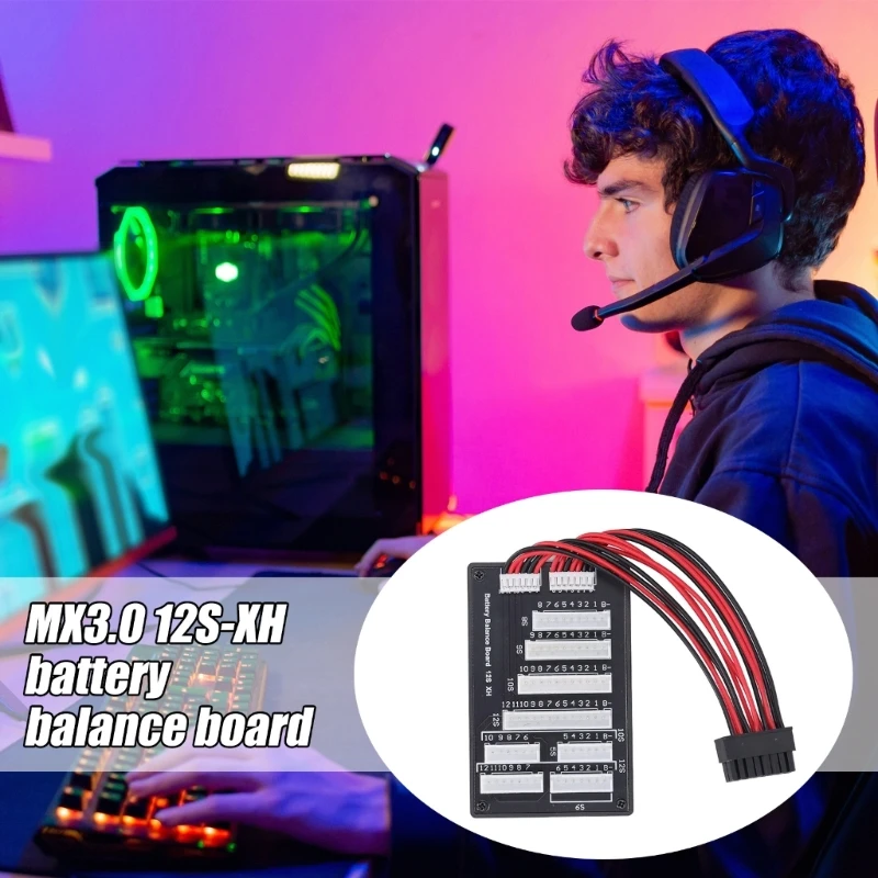 

Battery Charging Extension Board MX3.0 to 12S XH Plug Battery Paralleled Charging Extension Adapter Plate for Drones 896C