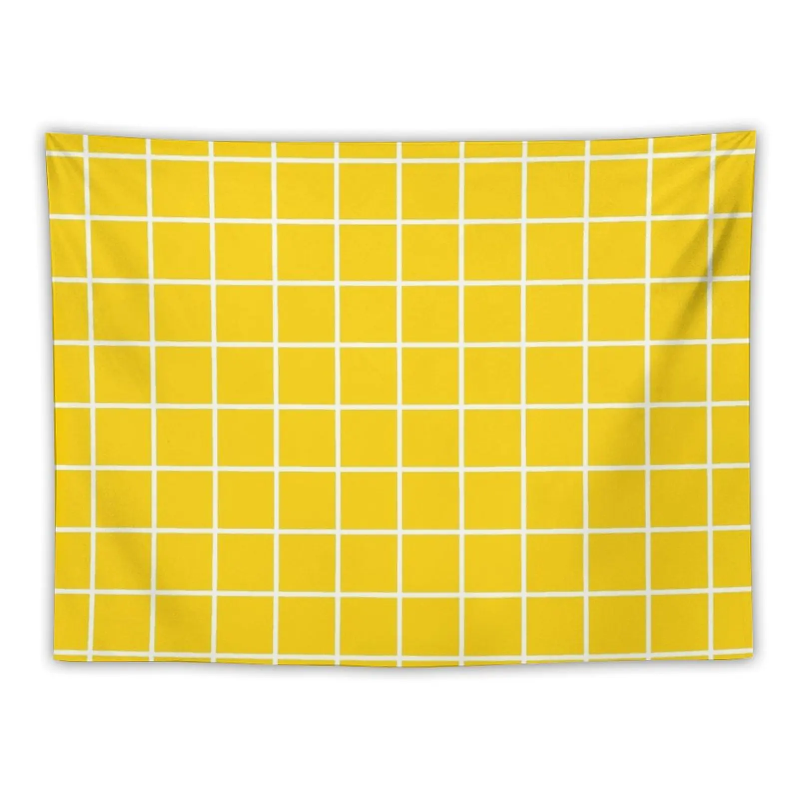 

Grid Pattern 129 Yellow Tapestry Home Decorating Decoration For Bedroom Wall Hangings Decoration Room Decore Aesthetic Tapestry