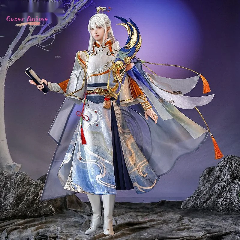【Coser】زي تنكري لعبة Honor of Kings Yi Xing زي موحد لحفلات الهالوين وحفلات الكرنفال وعيد الميلاد وملابس الأدوار