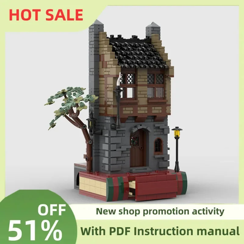 

New 885Pcs Popular Story Books Series Christmas Carol Moc View Model Building Blocks Diy Creative Ideas Kids Toys Birthday Gift