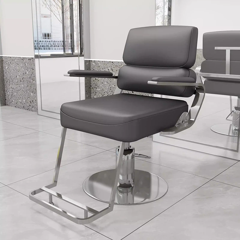 Professional Hydraulic Barber Chair Modern Adjuluxury Height Stylish Beauty Hairdressing Shop Equipment Chaise Coiffeur