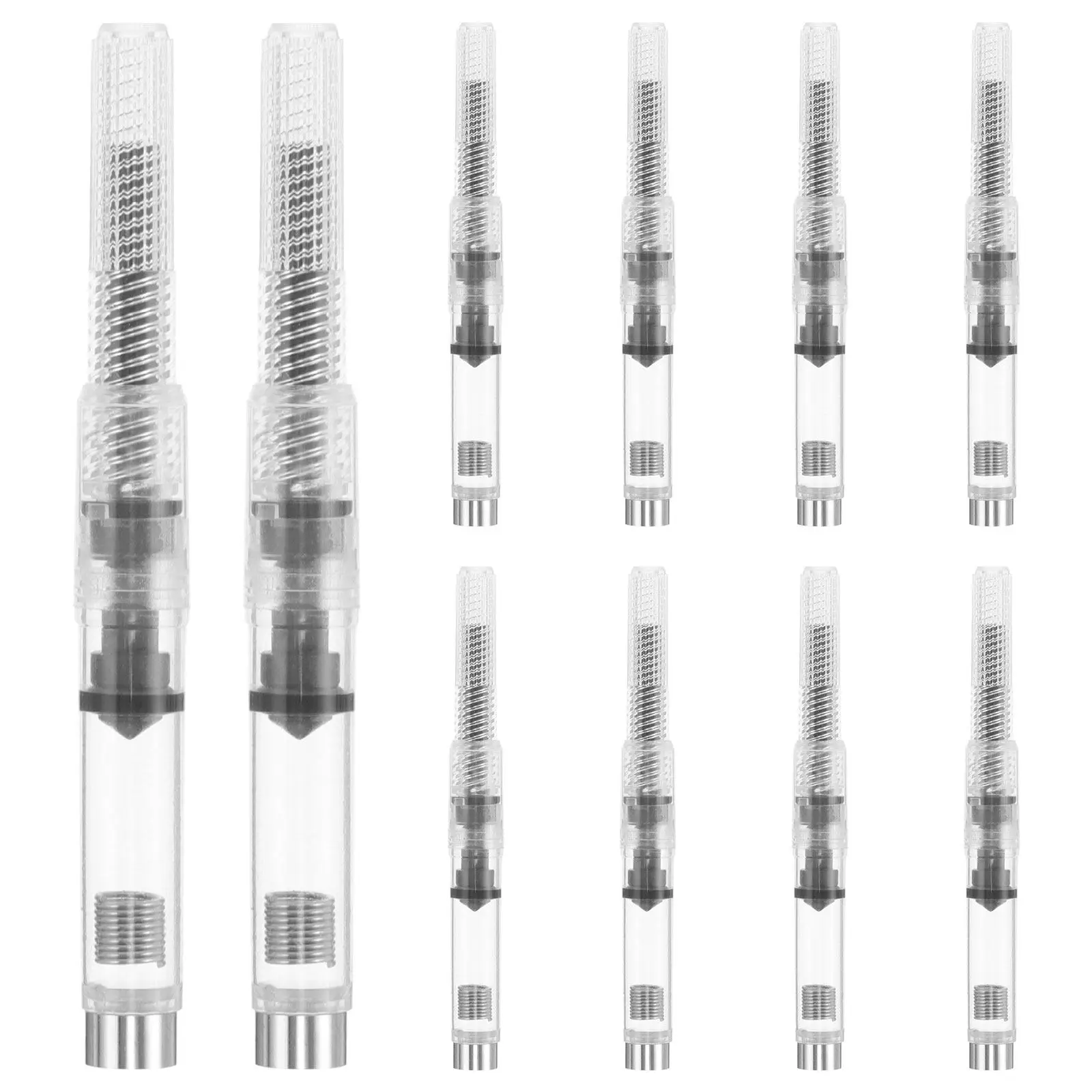 10Pcs Universal Fountain Pen Ink Converter 2.6mm Fit Effortless Twist Fill Compact Lightweight Ink Absorber for Office School